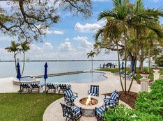 Extraordinary Estate Positioned on the Open Bay Along Davis Islands